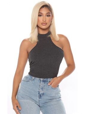 Fashion Nova New Attitude Ribbed Top NWT!